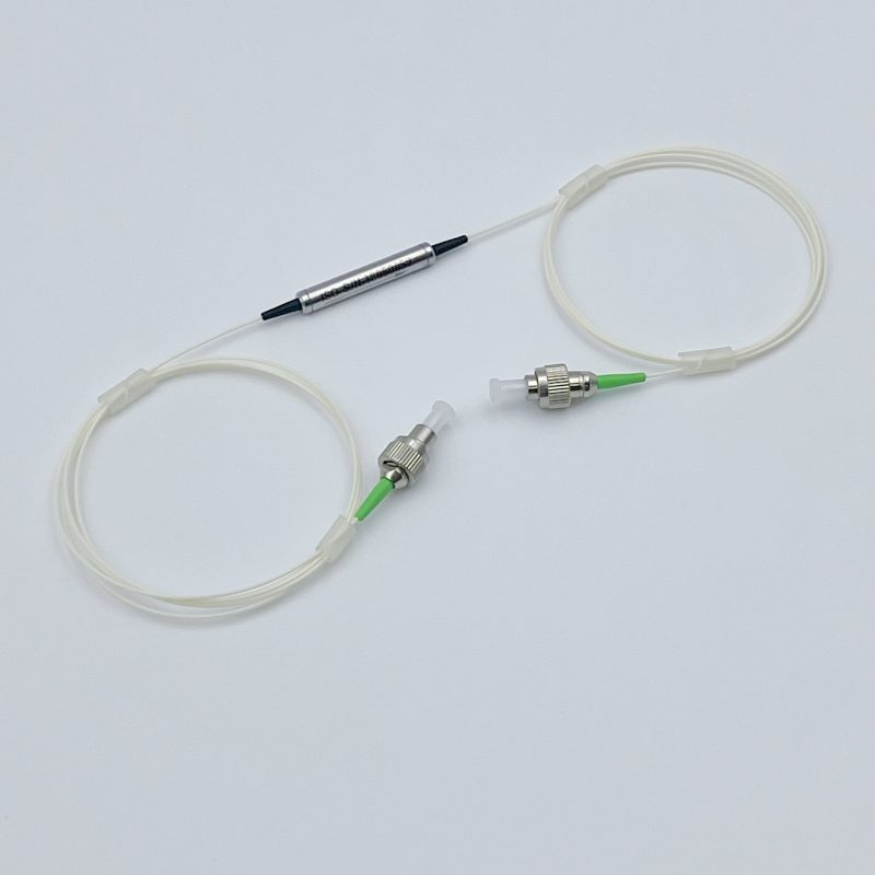 Single mode single and double fiber isolator