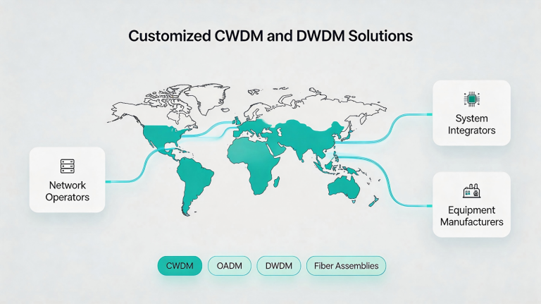 Customized CWDM and DWDM Solutions for Flexible Optical Network Deployment